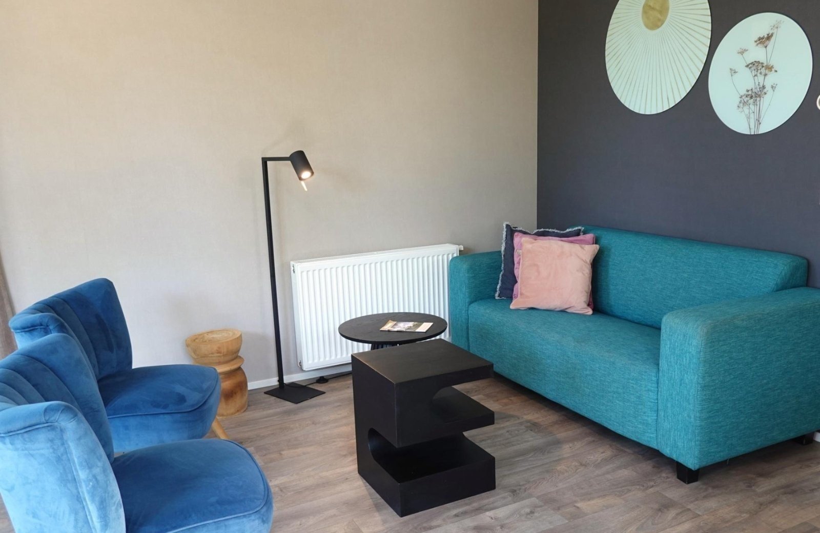 Zitgedeelte beach loft